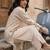 Women Regular Thread Work Kurta with Trousers