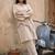 Women Regular Thread Work Kurta with Trousers