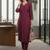 Women Ethnic Motifs Embroidered Regular Thread Work Kurta with Trousers