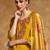 Women Floral Yoke Design Regular Thread Work Kurta with Trousers & With Dupatta