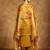 Women Floral Yoke Design Regular Thread Work Kurta with Trousers & With Dupatta