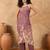 Women Spaghetti Strap Floral Kurta with Trousers