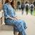 Women Printed Regular Kurta with Trousers
