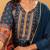 Ethnic Motifs Printed Sequnnied Chanderi Silk Kurta With Trousers And Dupatta