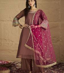 Women Ethnic Motifs Yoke Design Kurta with Palazzo & Dupatta