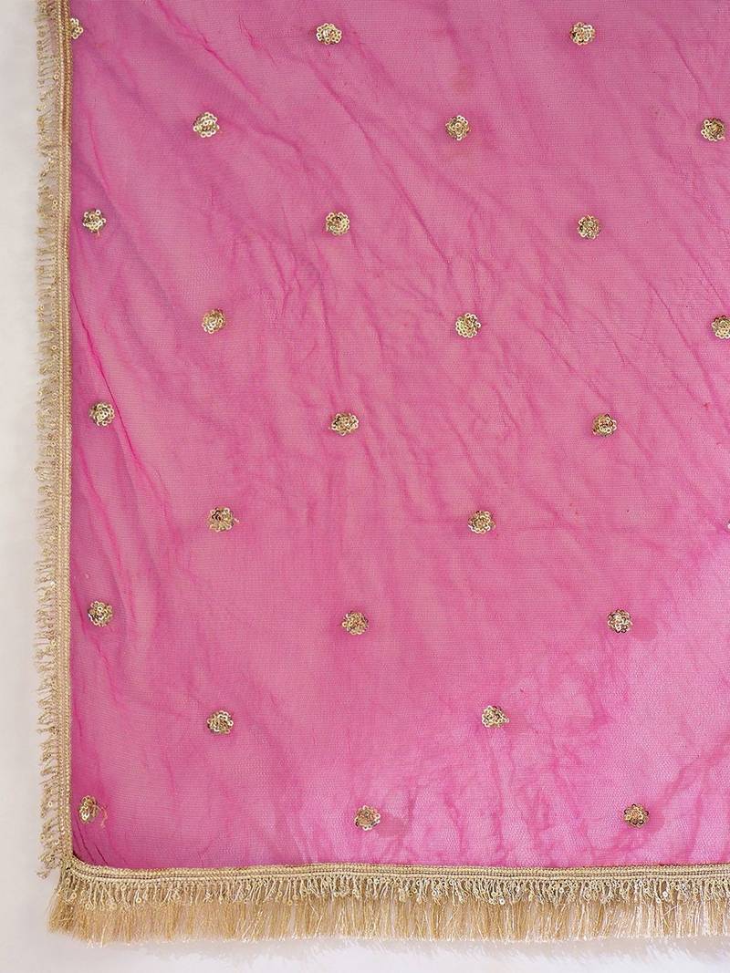 Women Ethnic Motifs Yoke Design Kurta with Palazzo & Dupatta