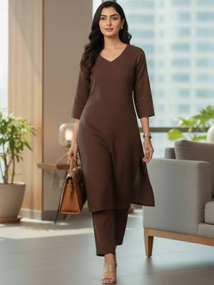 Women Ethnic Motifs Regular Kurta with Trousers & With Dupatta 2