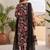 Women Floral Printed Regular Thread Work Pure Cotton Kurta with Trousers & With Dupatta