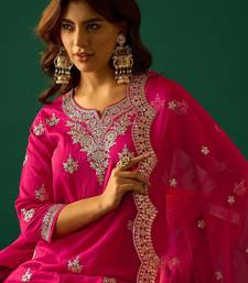 Women Ethnic Motifs Embroidered Kurta with Sharara & Dupatta