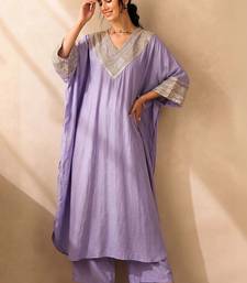 Women Embroidered Regular Thread Work Kurta with Trousers