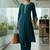 Women Ethnic Motifs Embroidered Regular Thread Work Kurta with Trousers