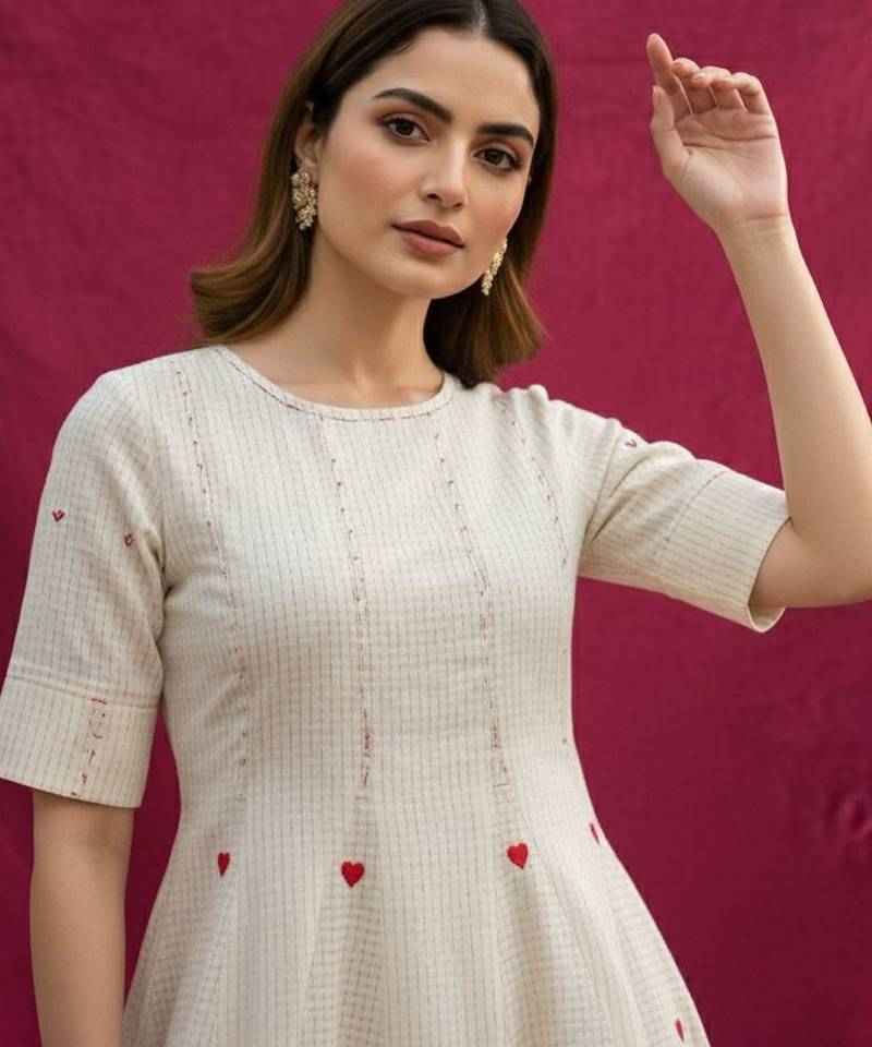 Women Ethnic Motifs Printed Regular Pure Cotton Kurta with Trousers