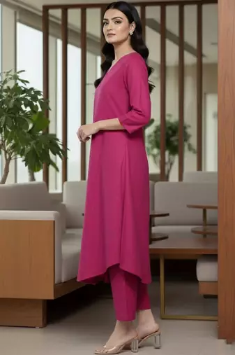 Women Regular Kurta with Trousers