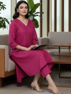 Women Regular Kurta with Trousers 3
