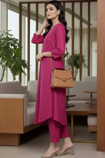 Women Regular Kurta with Trousers