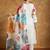 Women Embroidered Regular Thread Work Pure Cotton Kurta with Trousers & Dupatta