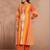 Cotton Geometric Printed Straight Kurta With Tassel Detail