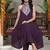 Women Ethnic Motifs Embroidered Pleated Thread Work Silk Georgette Kurta with Trousers