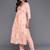 Floral Embroidered Empire Mirror Work  Cotton Kurta with Trousers & Dupatta