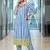 Women Striped Regular Kurta with Trousers
