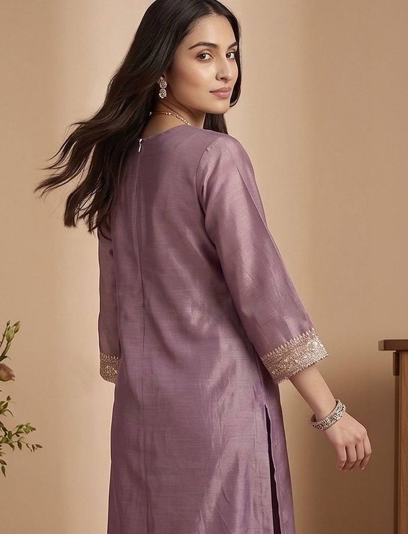 Women Ethnic Motifs Regular Kurta with Trousers & With Dupatta