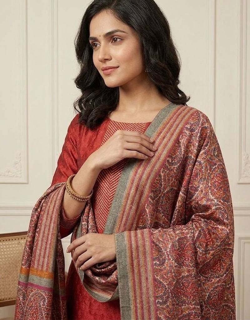 Women Regular Kurta with Trousers & With Dupatta