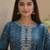 Women Ethnic Motifs Printed Regular Thread Work Pure Cotton Kurta with Trousers & With Dupatta