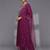 Women Embroidered Regular Sequinned Chanderi Silk Kurta with Trousers & With Dupatta