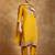 Floral Yoke Design Round Neck Straight Kurta With Trousers & Dupatta
