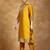 Floral Yoke Design Round Neck Straight Kurta With Trousers & Dupatta