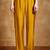 Floral Yoke Design Round Neck Straight Kurta With Trousers & Dupatta