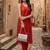 Women Embroidered Regular Thread Work Kurta with Trousers
