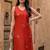 Women Embroidered Regular Thread Work Kurta with Trousers