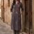 Women Embroidered Regular Thread Work Kurta with Trousers