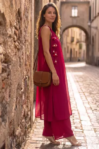 Women Regular Kurta with Palazzos