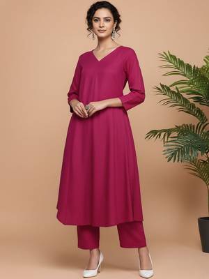 Women Ethnic Motifs Regular Kurta with Trousers & With Dupatta 3