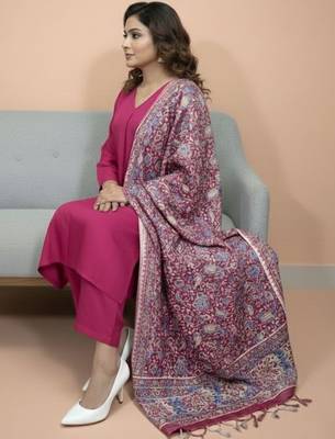Women Ethnic Motifs Regular Kurta with Trousers & With Dupatta 4
