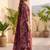 Women Floral Printed Regular Thread Work Kurta with Trousers & With Dupatta