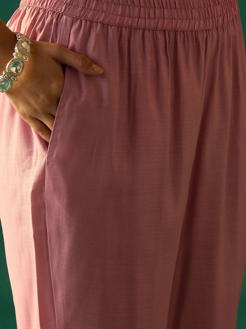 Women Ethnic Motifs Embroidered Thread Work Kurta with Trousers & Dupatta