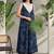 Women Ethnic Motifs Printed Regular Thread Work Pure Cotton Kurta with Trousers