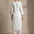 Women Floral Embroidered Regular Thread Work Kurta with Trousers & With Dupatta