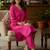 Women Regular Thread Work Kurta with Trousers
