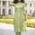 Women Striped Regular Kurta with Trousers