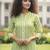 Women Striped Regular Kurta with Trousers