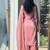 Pink embroidered silk designer ready to wear stiched kurta plazzo set with dupatta