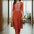 Women Yoke Design Regular Thread Work Kurta with Palazzos