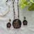 kanha hand-painted necklace set