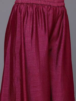 Women Solid Kurta with Trousers & Dupatta 3