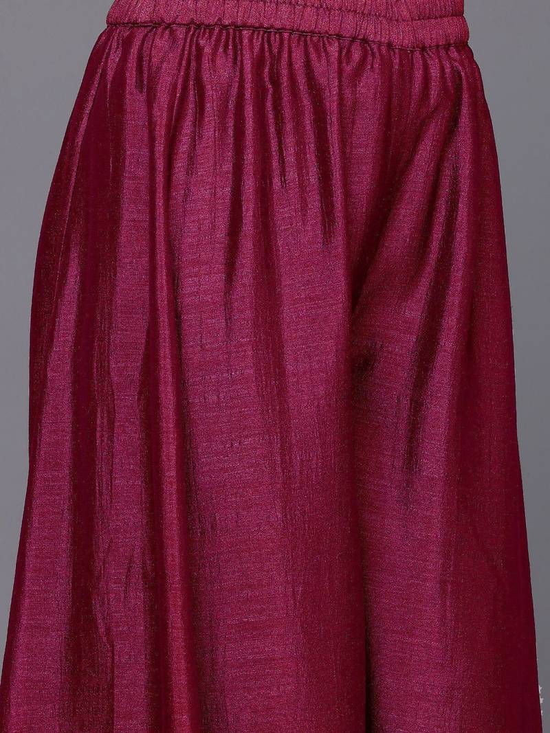 Women Solid Kurta with Trousers & Dupatta