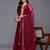 Women Solid Kurta with Trousers & Dupatta